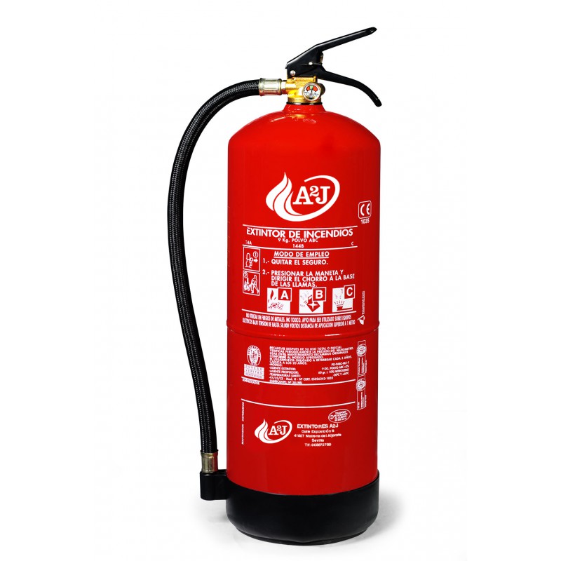 Extintor de polvo abcde-9 kg Extintores A2J